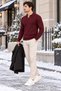 New Season Men's Shirt Collar Knitwear Sweater - 2