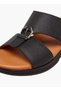 Men Textured Leather Arabic Sandals - 4