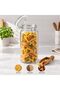 Glass Storage Jar with Clip Lid 2100 ml, Clear Glass Food Container with PP Sealing Ring - 7