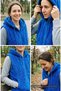 Women's Saks Plush Soft Zippered Hooded Vest 22Kylkpelo - 3