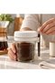 475 ml Overnight Oats Jar with Lid & Spoon Glass Oatmeal Container with Measurement Mark - 6