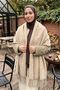 Women's Soft Textured Tassel Detail 200X70Cm Scarf Shoulder Shawl 1333 Mink