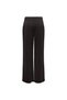 Onlniva Women's Thin Striped Waist-Tie Fabric Trousers Chocolate Torte Brown - 2
