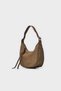 Baguete Shoulder Bag with Clasp - Mink - 2
