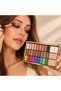 Makeup Studio Multi-Color Eyeshadow Palette and Highlighter – Matte, Shimmer, and Glitter Eyeshadow Set - 2