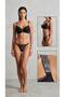 Stone-Embellished Luxury Broaded Supported Bra Set - 2