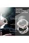 2Pcs for Samsung Galaxy Watch 8 Ultra / 7 Ultra 47mm Screen Protector Case Protective Face Cover, Hard Bumper Built-in Tempered Glass Full Edge Protective Case -Dark Grey/Starlight - 3
