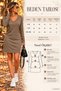 Simple Cut, Stylish Posture - Women's Modal V-Neck Long Sleeve Casual Dress - 6