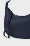 Baguete Shoulder Bag with Buckle - Dark Blue - 5