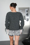 Women's Lace Detailed V-Neck Lace-Up Knitwear Cardigan - 8