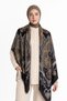 Reuzen Pattern Wool Cashmere Shoulder Shawl - 2