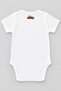 Front Dog and Back Pawsitive Printed Baby Girl Bodysuit, Baby Boy Bodysuit 100% Cotton Baby Bodysuit Short Sleeve Snap Fastener Bodysuit Gift Baby Bodysuit Body-18-Y - 3