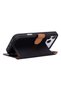 Bloomcase Porta Obsidian Black iPhone 18 Pro Max / 17 Pro Max Magsafe Rfid Genuine Leather Wallet Case - 5