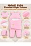 Pink Welsoft Winter Baby Blanket with Openable Feet, Swaddle and Sleeping Bag 0-6 Months – Soft Plush Swaddle with Ears - 7