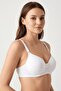 Women's White Supportive Underwire Padded Push up Bra - 2