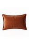 "rust" decorative throw pillow cover with ears - 30x50