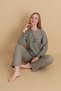 Mirano 3150 Women's Pajama Set with Thessaloniki Fabric and Winter Thick Fabric - 5
