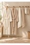 Valenty Midye Jacquard Boxed Bathrobe Set 6 Pieces |   Dowry Chest |   Boxed |   Bathrobe |   Hair Towel |   Bath Towel | - 2