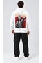 Fatih Sultan Mehmet Printed Unisex Hooded Sweatshirt – Black and White Hoodie - 3