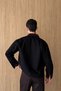 Sanyo Velvet Collar Double Zipper Oversize Men's Gabardine Jacket - 7