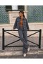 Women's Oversize Cut Gabardine Jacket - 2