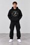 Selahaddin Eyyubi Printed Unisex Hooded Sweatshirt – Black and White Hoodie - 3