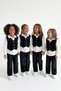Girls' Traveling Outfit 3-Piece Jeans and Shirt Set Super Stylish Model Top and Bottom Set - 2
