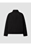 Özmarka New Season Black Regular Fit Stand Collar Men's Jacket - 3