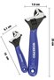 WORKPRO 2-Piece Adjustable Wrench Set, 150 mm & 250 mm Wide Jaw Wrenches - 3