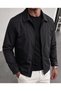 Men's Jacket with Lining, Regular Wide Cut, Buckle Structure
