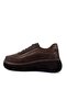 3585 Genuine Leather Casual Women's Shoes-Brown - 4