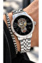 Automatic Battery-Free, Silver Steel Case, Gray Dial, Men's Wristwatch in Stylish Box