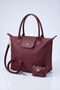 Vx-029 Women's Hand and Shoulder Bag with Mini Wallet Accessories Bordo - 4