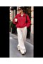 Women's Micro Plaid Patterned Lined Stand Collar Zippered Lace-Up Oversize Bomber Jacket - 3