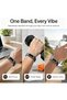 متوافق مع سوار Google Fitbit Air مع غطاء حماية معدني، وحزام بديل من السيليكون الناعم. - 4