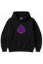 Neon Inferno Retro Pixel Flames & Cyber Grid Graphic Hoodie