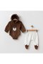Boys' 3-6-9 Months Bear Plush 2-Piece Set