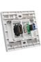 White Multimedia Faceplate Panel USB3.0 Jack HDMI compitable Female To Female Outlet Socket Plug - 3