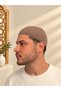 Men's Prayer Skullcap with Pattern, Standard Size, Hajj Umrah Skullcap