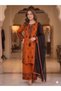 Orange Rayon Embroidered Kurta Palazzo Set - HRT9432 | Orange & Black-Size:3XL-46-Inches - 3