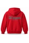 M1S20010 Losangeles Printed Hooded Women's Sweatshirt Red - 4