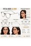 Stripe Brown Round Acetate Eyeglass Frame - 6