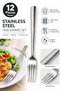 Stainless Steel high quality tableware pack of 12 forks - 2