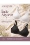 Seamless Wave Edge Bralet - Laser Cut Seamless Underwire-Free Bra with Adjustable Straps - Dusty Rose - 3