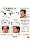 S.Black / Stripe Brown Rectangular Acetate Eyeglass Frame - 4