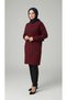 Women's Middle-Aged and Older Women's Thick Winter Cardigan with Circular Neckline, Front Buttons, and Top Pockets