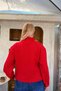 Stand-Up Collar Ruffled Tricot Cardigan - 7