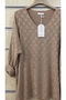 Thin Angora Sweater with Polka Dot Embossing - 4