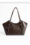 Alba Women's Shoulder Bag with Buckle Detail, Soft Leather Handbag