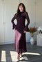 Ruffled Sleeves Lace Midi Dress - 5